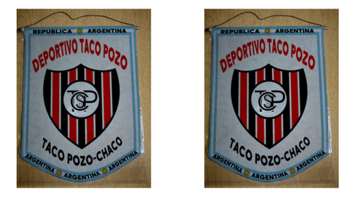 Banderin Chico 13cm Deportivo Taco Pozo Chaco