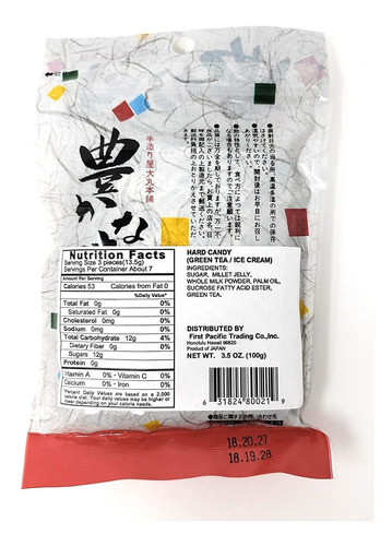 Daimaru Caramelo Duro Con Sabor A Helado De Té Verde Japonés