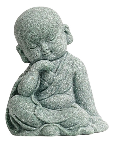 Mini Estatuilla De Monje Estatua De Buda Adornos Hechos A