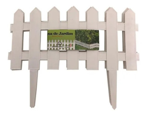 Kit 12 Cercas Decorativas Para Jardim Inglês 4,8 M X 19 Cm