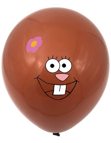 Pack 13 Globos 1 Metalizado 12 Látex Bob Esponja