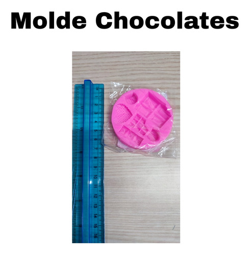 Molde De Silicón Para Chocolate Fondant Repostrería Jabón