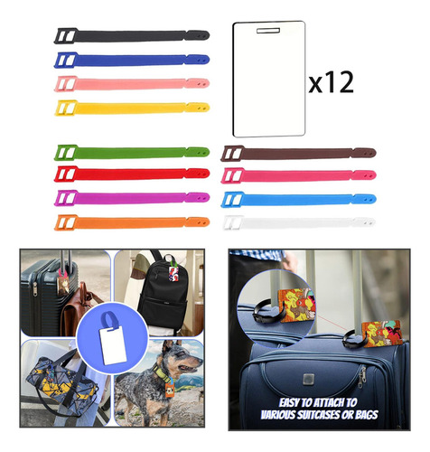 For Etiquetas De Equipaje En De 12 Uds. Para