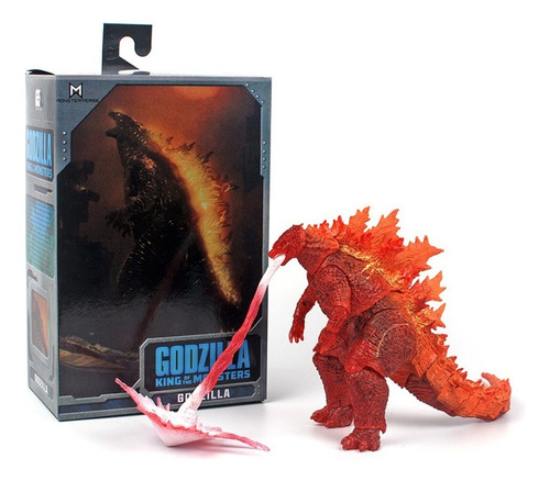 A Neca Burning Godzilla Vs King Kong Chorro Nuclear De Llama