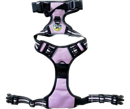 Halter Para Perro Sin Tirones (rosa, Mediano)