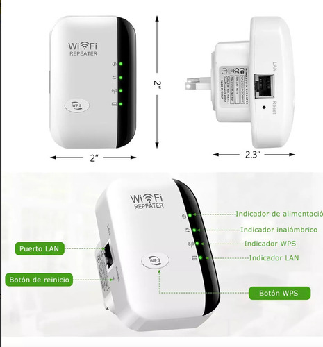 . Repetidor Expansor De Señal Wifi Repetidor Amplificador