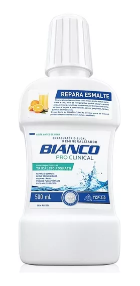 Enxaguante Bucal Pro Clinical Bianco 500ml