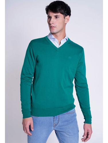 Sweater Hombre Angers Verde Fw 2023 New Man