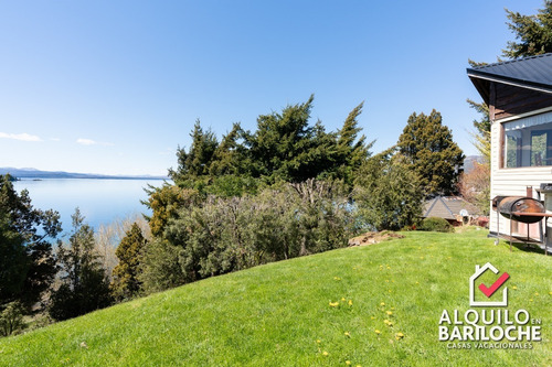 Imagen 12 de 15 de Alquiler Casa En Bariloche Con Costa De Lago Nahuel Huapi. 8 Pax. Km12. 392.