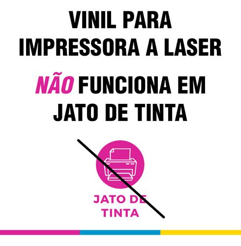 Vinil Adesivo Branco Fosco Laser Super A3 Prova D'água 100