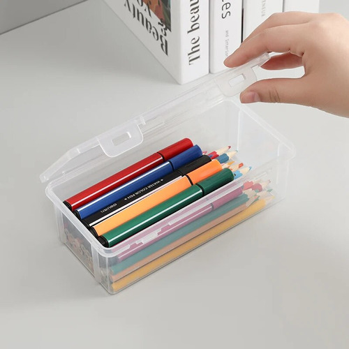 Cz Estuche Papelería Transparente Gran Capacidad Para Gua