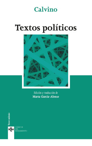 Textos Polãâticos, De Calvino. Editorial Tecnos, Tapa Blanda En Español