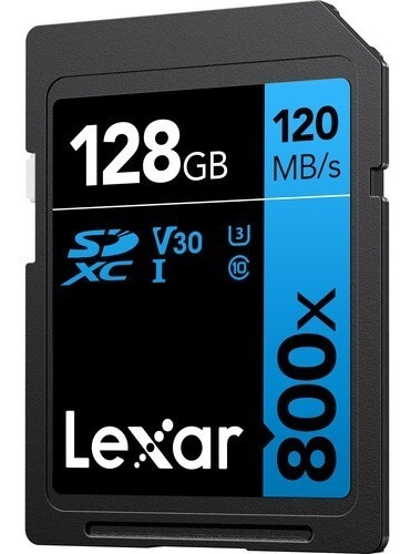 Tarjeta Memoria Lexar 128gb High-performance 800x Uhs-i Sdxc