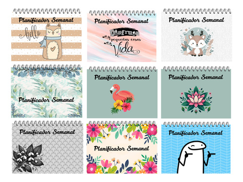 Kit Imprimible +40 Planners A4 +pdf + Editables Piña