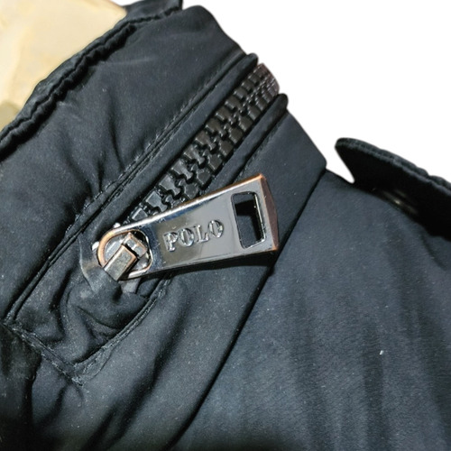 Campera Polo Ralph Lauren Negra De Hombre (Usado)