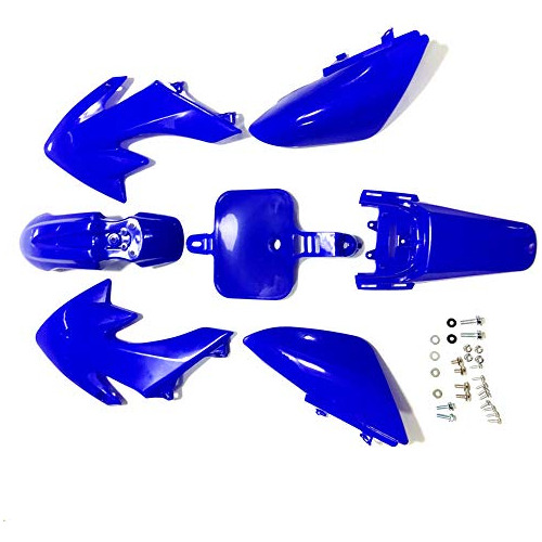 Kit De Carrocería De Plástico Azul Crf50 Motos Pit Di...