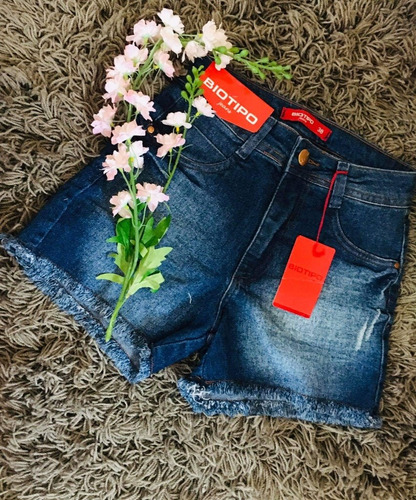 Shorts Feminino Biotipo Jeans 