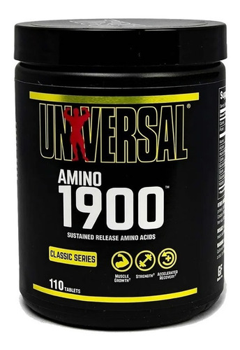 Amino 1900 110 Tab Universal Nutrition Recuperador Muscular