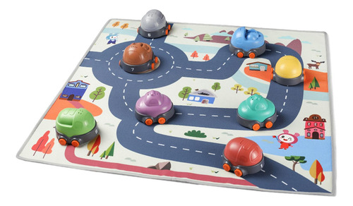 Brinquedo Para Carros Empilhando Crianças Com Tapete De