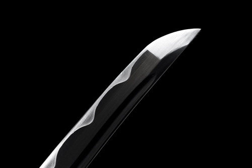 Espada Samurai Hecha A Mano En Acero 9260, Katana Negra 105