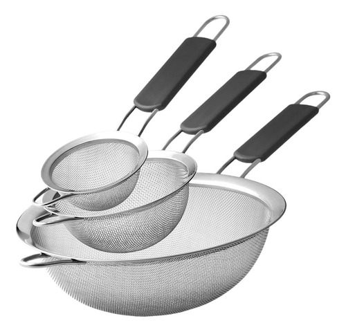 Filtro De Malla Antifugas Para Utensilios De 3 Piezas