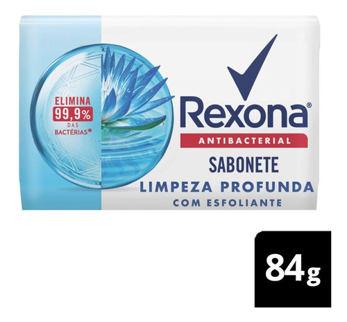 Rexona Sabonete em Barra Antibacterial Limpeza Profunda 84g