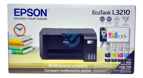 Imagen 2 de 8 de Impresora Multifuncional Epson Ecotank L 3210 Tinta Continua