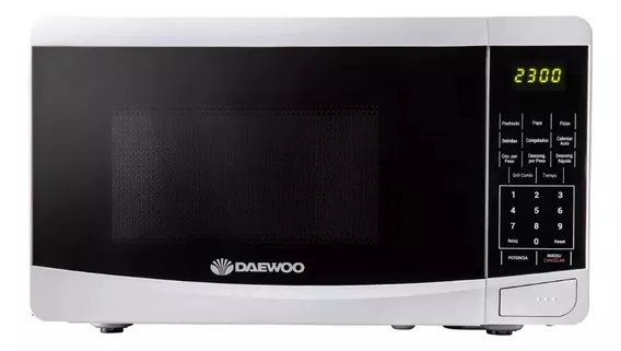 Microondas Digital Daewoo D223dg Bifunción 23l 800w Blanco C