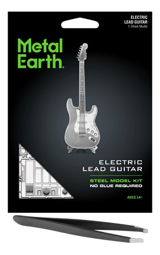 Metal Earth Kit Guitarra Electrica 3d Pinza