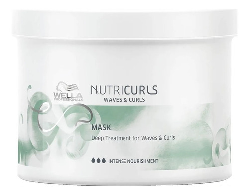 Mascarilla Para Ondas Y Rizos Wella Nutricurls 500ml