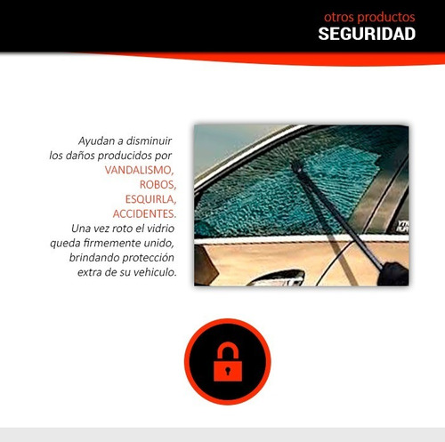 Imagen 8 de 8 de Film Seguridad / Lamina Antivandálica 200 Micrones 5mx1.52m