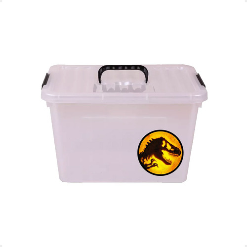 Caja Organizadora Mediana Con Tapa Plastica 33x24x20 Dino