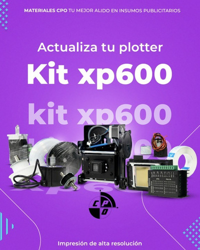 Kit De Actualizacion De Plotter 2 Cabezales Xp 600