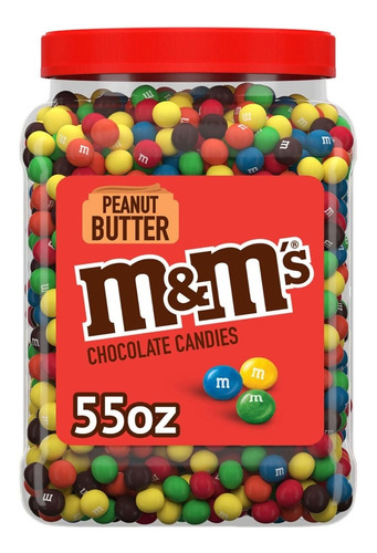 Bote De Chocolates M&m Peanut Butter (3lb) 1.559 Kg