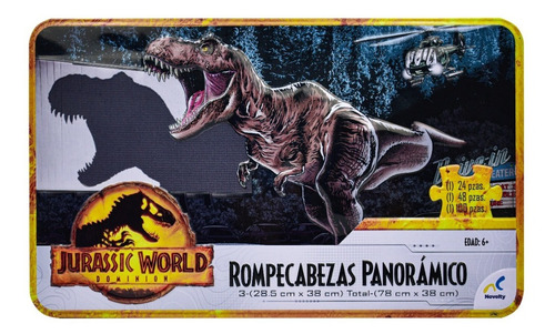 Jurassic World Rompecabezas Panoramico 172 Piezas Novelty