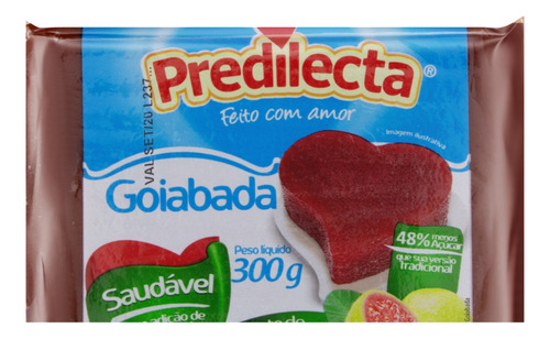 Goiabada Predilecta Saudável Pacote 300g