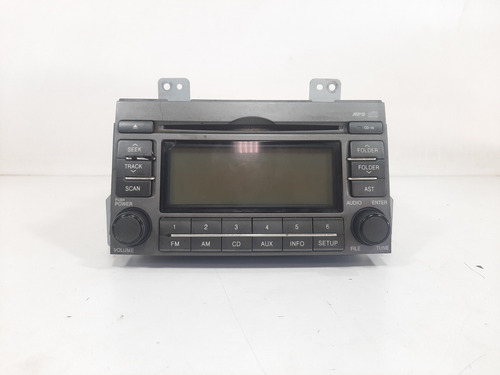 Rádio Som Original Hyundai Azera 2007 2008 A 2011 Bloqueado (Usado)