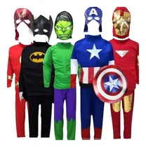 Comprar Disfraz De Marvel Super Héroes Villanos Dc Comic Avengers Vengadores Niños Disfraz Superman Capitan América Hulk Iron Man Flash Batman