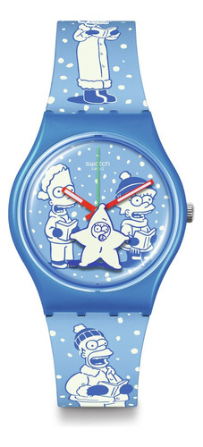 Reloj Swatch So28z126. Gtia Oficial, Envío Sin Costo. Nuevo