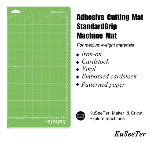 Cricut Mat 3 Pcs Light Grip Cutting 12x12  Standardgrip Para