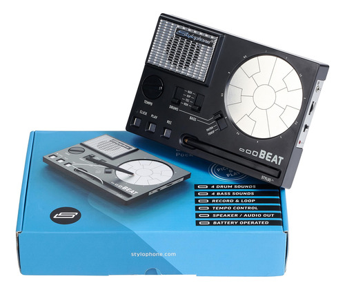 Drum Machine Stylophone Beat Compact Stylus Com 4 Kits De Ba