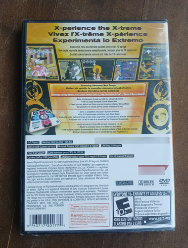 Jogo Ps2: Dance Dance Revolution X (novo/lacrado/original)