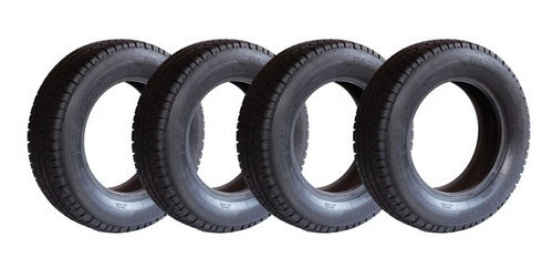 Kit 4 Pneu 205/70/15 C Remold +4 Bico Para Van