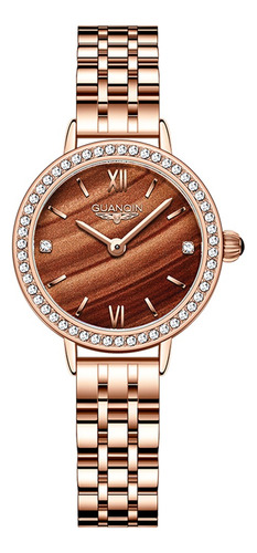 Reloj De Cuarzo Para Mujer Con Correa De Diamante