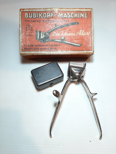 Imagen 2 de 4 de Antigua Maquina Peluquería Mini Bunikopf Caja Orig Ro 1793