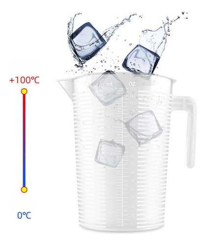 Copo De Medição Recipiente Líquido Medido Caneca 3500ml