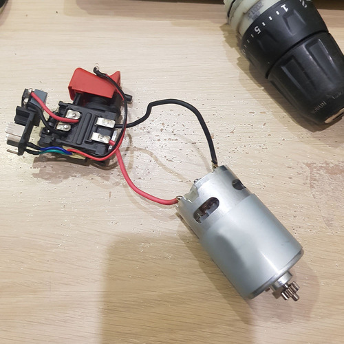 Motor Rs550 De 13 Dientes De Repuesto Para Taladro Inalámbr