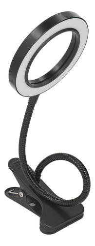 Anillo Led Con Clip Para Escritorio, 3 Colores, 10 Brillos,