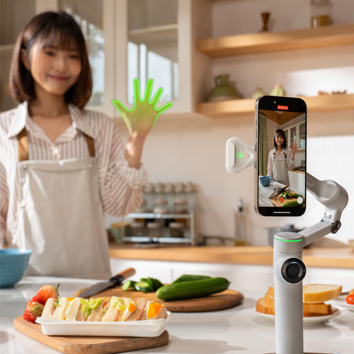 Rastreador De Aire Gimbal Insta360 Flow 2 Pro Para Smartphon