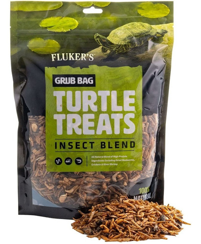 Alimento Tortugas Y Peces Flukers Mix De Insectos 340gr